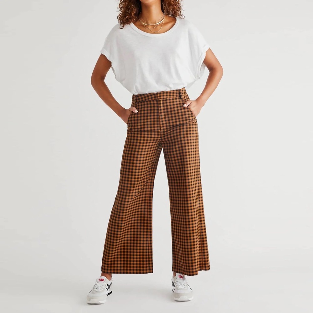 Free People - Mott Street Trousers - Tobacco Ginger